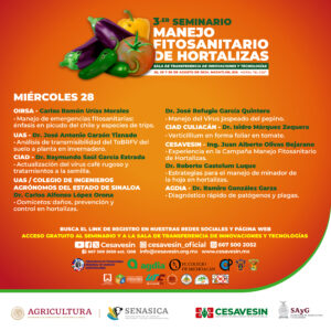 Tercer seminario de manejo fitosanitario de hortalizas